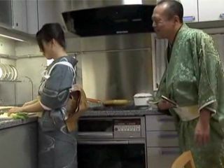 Sink your teeth into steaming hot nippon kitchen antics to drive your father-in-law wild with desire